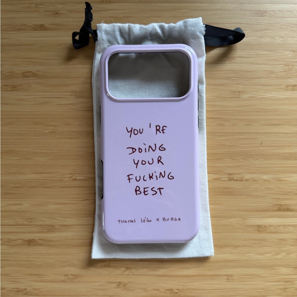 (NEW) BURGA Your Best - iPhone 17 Pro Max Case